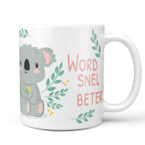 Mok 'Word snel beter!'