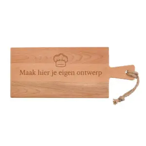Serveerplank 49 cm recht maak hier je eigen ontwerp