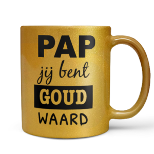 Mok 'Pap jij bent goud waard'