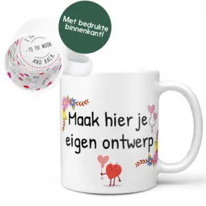 thumbnail ontwerp je eigen mok i love you to the moon and back