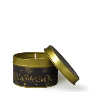 My Flame - Geurkaars 'Blikje Nieuwjaarswensen'