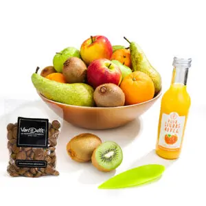 Fruitmand classic met kruidnoten