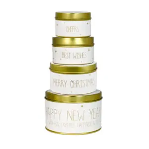 My Flame – 4 kaarsen Luxe Giftbox Wit