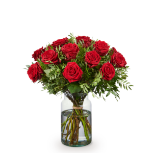 Boeket Rose rood - middel
