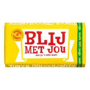 Tony reep blij met jou