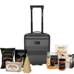 Kerstpakket Happy Holidays Cabin Trolley