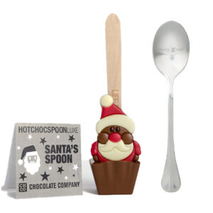 Santa's Hotchocspoon met message spoon 'Merry X-mas'