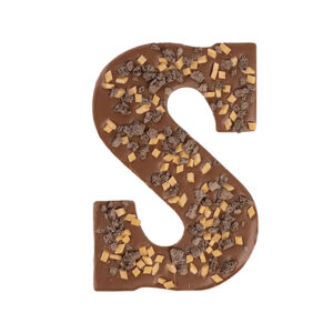 Luxe chocoladeletter met Fudge